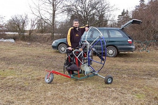 Spokojený Dan se svým "Jambo Jetem"