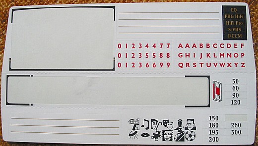 dodávané obtisky k videokazrtám